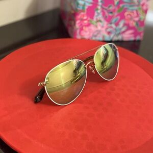 lilly pulitzer mirror Sunglasses Polarized